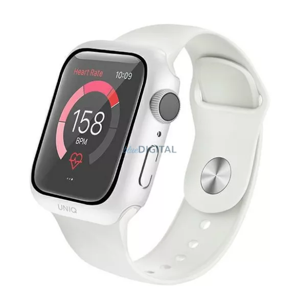 UNIQ Tok Nautic Apple Watch Series 4/5/6/SE 44mm védőfólia fehér kerettel
