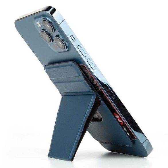 UNIQ Lyft mágneses kitámasztó telefonhoz kártyatartóvalkék