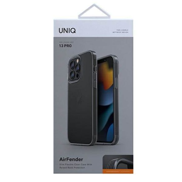 UNIQ Tok Air Fender iPhone 13 Pro / 13 6,1" szürke tok