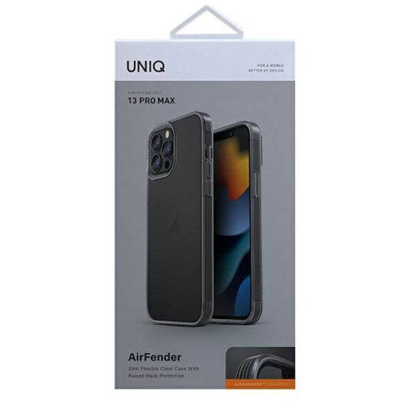 UNIQ Tok Air Fender iPhone 13 Pro Max 6,7" szürke tok