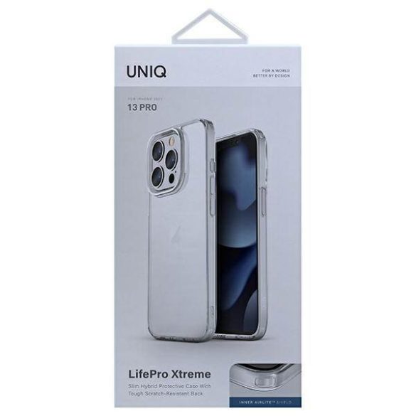 UNIQ Tok LifePro Xtreme iPhone 13 Pro / 13 6,1" átlátszó tok