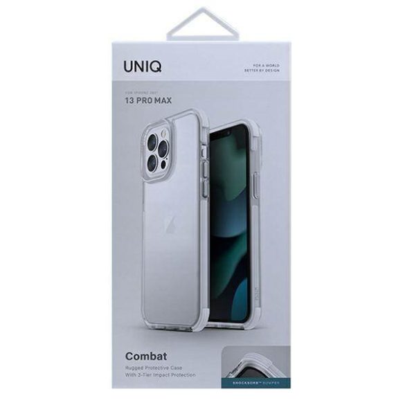 UNIQ Tok Combat iPhone 13 Pro Max 6,7" fehér tok