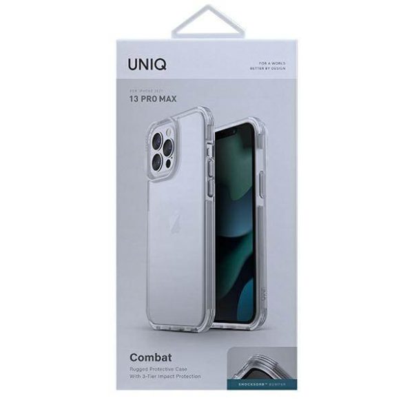 UNIQ Tok Combat iPhone 13 Pro Max 6,7" átlátszó tok