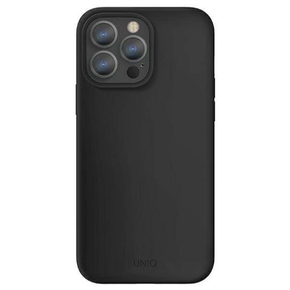 UNIQ Tok Lino iPhone 13 Pro Max 6,7" fekete tok