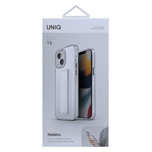 UNIQ etui Heldro iPhone 13 / 14 / 15 6,1" átlátszó tok