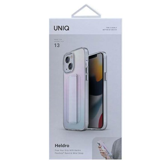 UNIQ etui Heldro iPhone 13 / 14 / 15 6,1" Irizáló tok