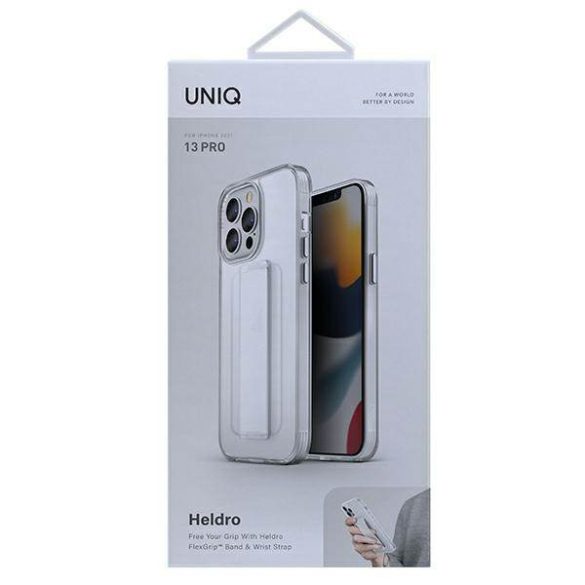 UNIQ Tok Heldro iPhone 13 Pro / 13 6,1" átlátszó tok