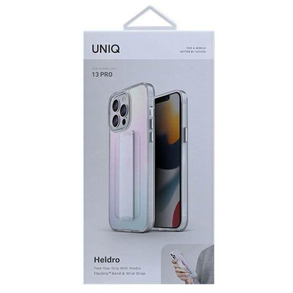 UNIQ Tok Heldro iPhone 13 Pro / 13 6,1" irizáló tok