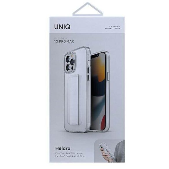 UNIQ Tok Heldro iPhone 13 Pro Max 6,7" átlátszó tok