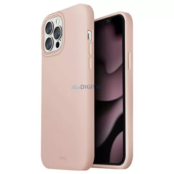 UNIQ Lino Hue MagSafe-kompatibilis tok iPhone 13 Pro Max - púderrózsaszín