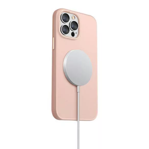 UNIQ Lino Hue MagSafe-kompatibilis tok iPhone 13 Pro Max - púderrózsaszín