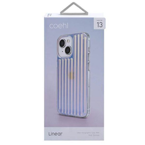 UNIQ etui Coehl Lineáris iPhone 13 / 14 / 15 6,1 "opál/irizáló tok