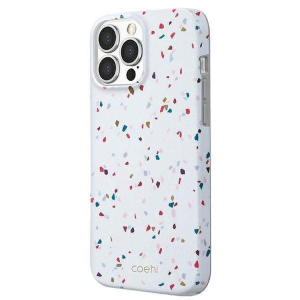 UNIQ Tok Coehl Terrazzo iPhone 13 Pro / 13 6,1" fehér tok