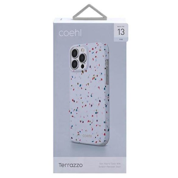 UNIQ Tok Coehl Terrazzo iPhone 13 Pro / 13 6,1" fehér tok