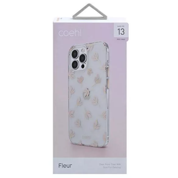 UNIQ Coehl Fleur tok iPhone 13 Pro Max - púderrózsaszín