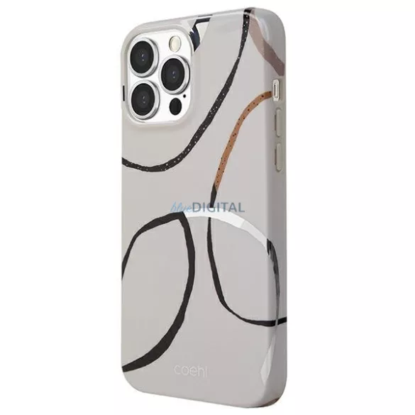 UNIQ Tok Coehl Valley iPhone 13 Pro Max 6,7" homok színű tok
