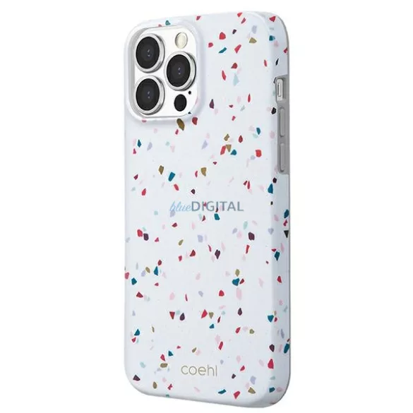 UNIQ Tok Coehl Terrazzo iPhone 13 Pro Max 6,7" fehér tok