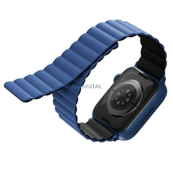 UNIQ Revix szíj Apple Watch 42 / 44 / 45 / 49 mm - fekete-kék
