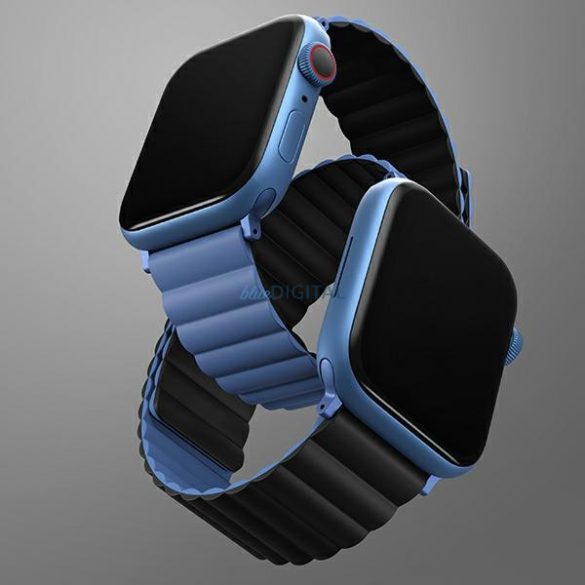 UNIQ Revix szíj Apple Watch 42 / 44 / 45 / 49 mm - fekete-kék