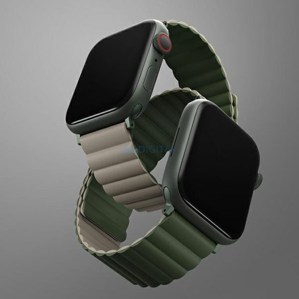 UNIQ Revix szíj Apple Watch 42 / 44 / 45 / 49 mm - zöld-szürke
