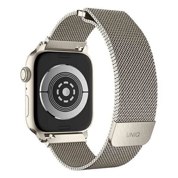 UNIQ óraszíj Dante Apple Watch Series 1/2/3/4/4/5/6/7/8/9/SE/SE2 38/40/41mm rozsdamentes acél csillagfény