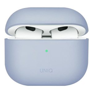 UNIQ etui Lino AirPods 3 gen szilikon kék tok