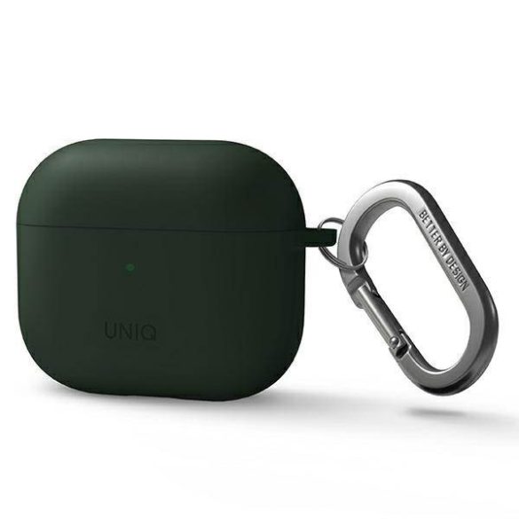 UNIQ Tok Nexo AirPods 3 gen + szilikon sport fülhallgató és zöld tok