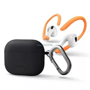 UNIQ Tok Nexo AirPods 3 gen + szilikon sport fülhallgató és szürke tok
