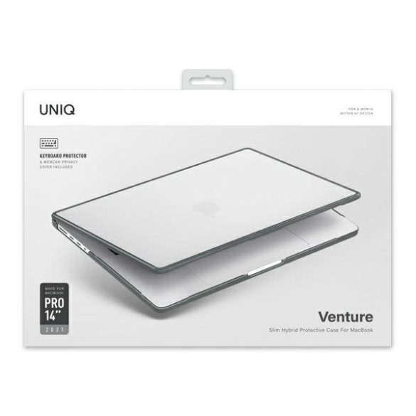 UNIQ Tok Venture MacBook Pro 14" (2021) szürke tok