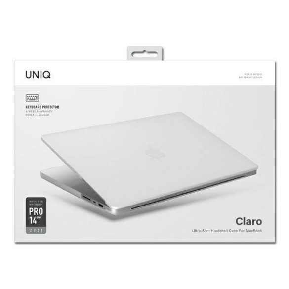 UNIQ etui Claro MacBook Pro 14" (2021/2023) átlátszó matt tok