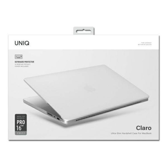 UNIQ etui Claro MacBook Pro 16" (2021/2023) matt átlátszó tok