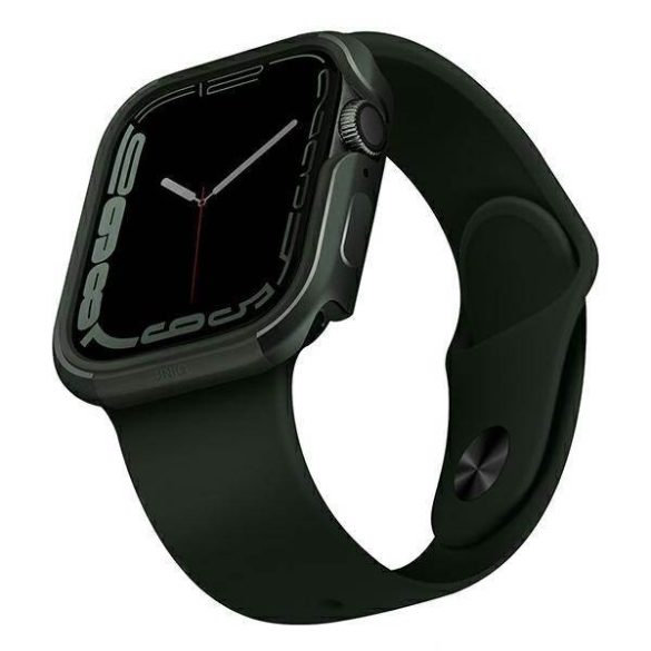UNIQ etui Valencia Apple Watch Series 4/5/6/7/8/8/9/SE/SE2 45/44mm. zöld tok