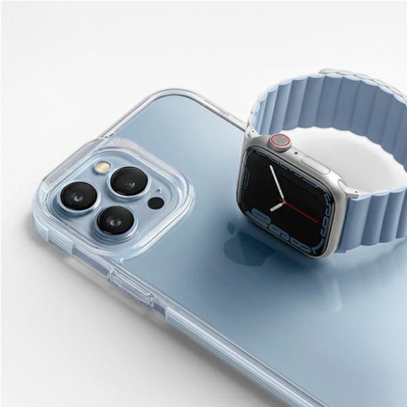 UNIQ óraszíj Revix Apple Watch Series 1/2/3/4/4/5/6/7/8/9/SE/SE2/Ultra/Ultra 2 42/44/45/49mm. Megfordítható mágneses fehér-kék