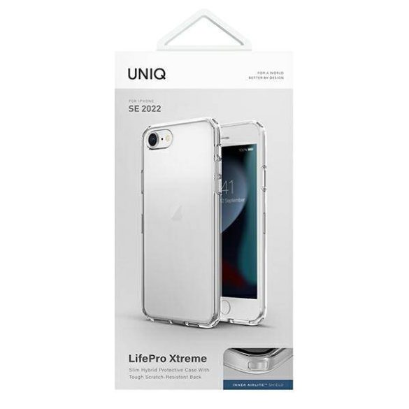 UNIQ Tok LifePro Xtreme iPhone SE 2022 / SE 2020 /7/8 átlátszó tok