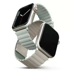 UNIQ Revix szíj Apple Watch 38 / 40 / 41 mm - zöld-bézs