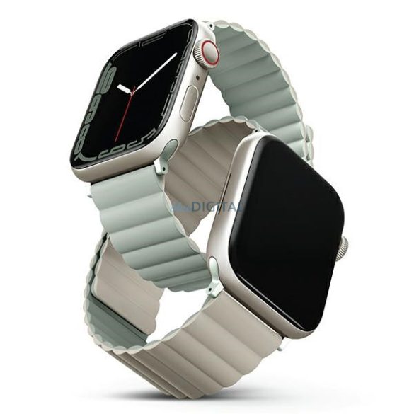 UNIQ Revix szíj Apple Watch 38 / 40 / 41 mm - zöld-bézs
