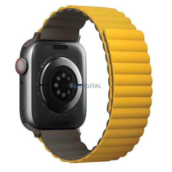 UNIQ Revix szíj Apple Watch 42 / 44 / 45 / 49 mm - mustársárga-khakizöld