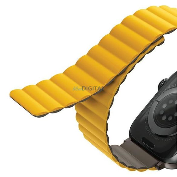 UNIQ Revix szíj Apple Watch 42 / 44 / 45 / 49 mm - mustársárga-khakizöld