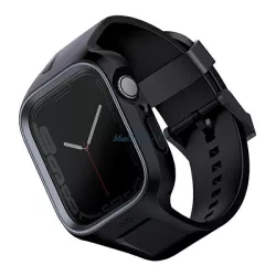   UNIQ Monos tok szíjjal Apple Watch 4/5/6/7/8/9/SE/SE2 (44/45mm) - fekete