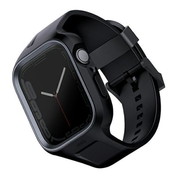 UNIQ Monos tok szíjjal Apple Watch 4/5/6/7/8/9/SE/SE2 (44/45mm) - fekete