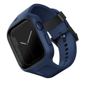UNIQ Monos tok szíjjal Apple Watch 4/5/6/7/8/9/SE/SE2 (44/45mm) - sötétkék