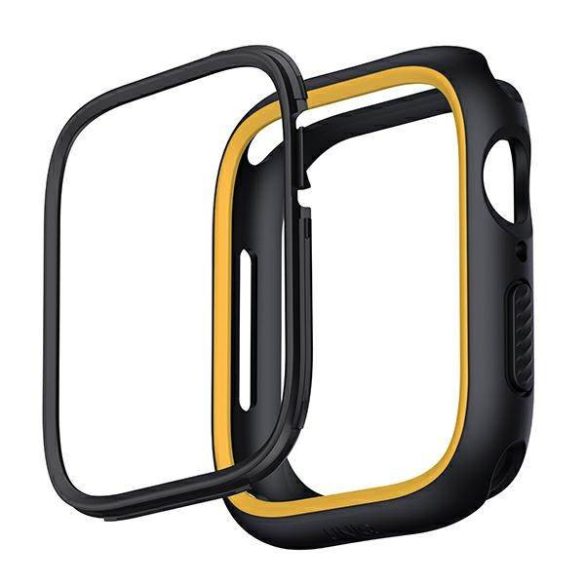 UNIQ Moduo tok Apple Watch Series 4/5/6/7/8/9/SE/SE2 40/41mm - fekete-mustár