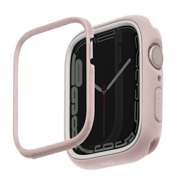 UNIQ Moduo tok Apple Watch Series 4/5/6/7/8/9/SE/SE2 40/41mm - rózsaszín-fehér