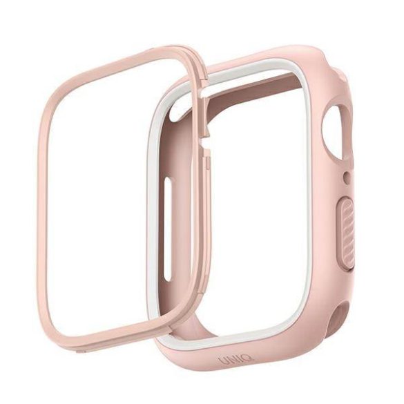 UNIQ Moduo tok Apple Watch Series 4/5/6/7/8/9/SE/SE2 40/41mm - rózsaszín-fehér