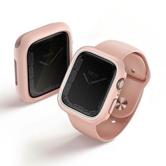 UNIQ Moduo tok Apple Watch Series 4/5/6/7/8/9/SE/SE2 40/41mm - rózsaszín-fehér