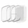 UNIQ ramki do Moduo 3 az 1-ben Apple Watch Series 4/5/5/6/7/8/9/SE/SE2 40/41mm zsálya-lila-fehér