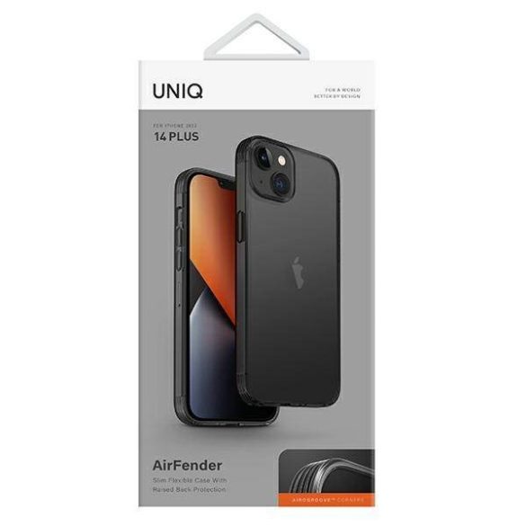 UNIQ etui Air Fender iPhone 14 Plus / 15 Plus 6.7" szürke színű tok