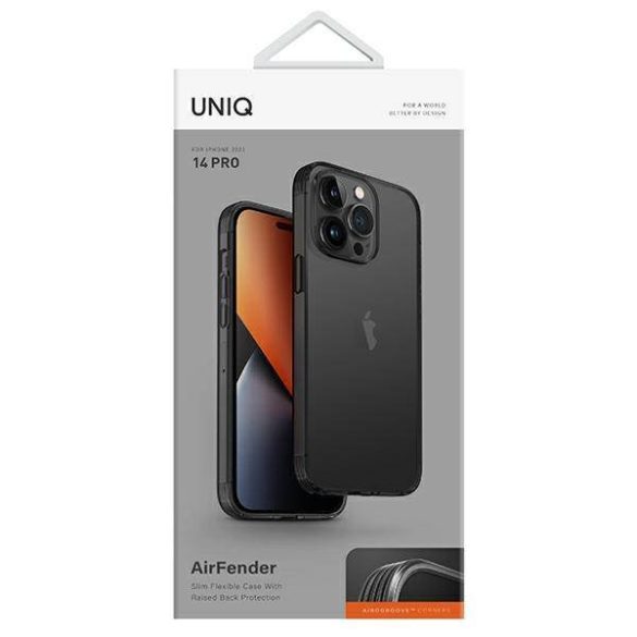 UNIQ Tok Air Fender iPhone 14 Pro 6,1" szürke tok 