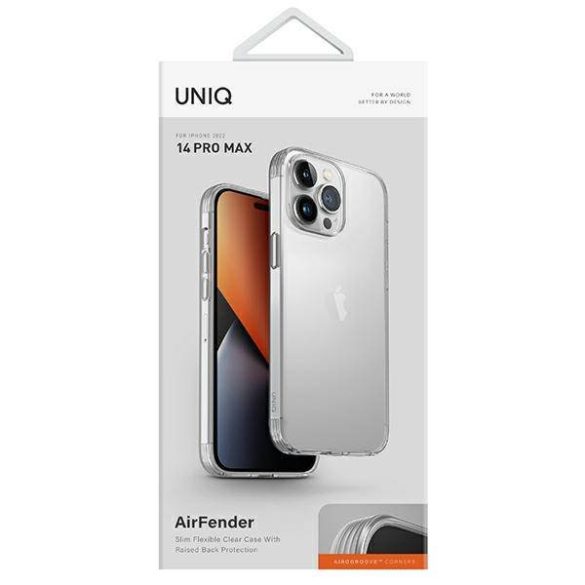 UNIQ Tok Air Fender iPhone 14 Pro Max 6,7" átlátszó tok