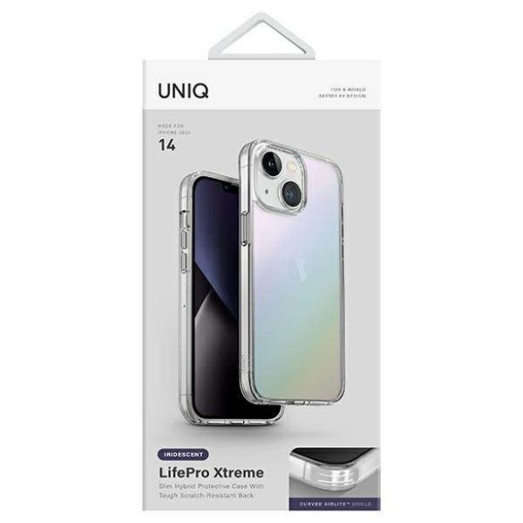 UNIQ etui LifePro Xtreme iPhone 14 6,1" opálos/irizáló színű tok